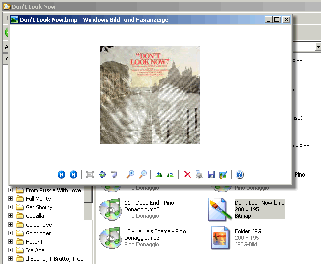 Mit iTunes und Bildanzeige OrdnerBilder erstellen