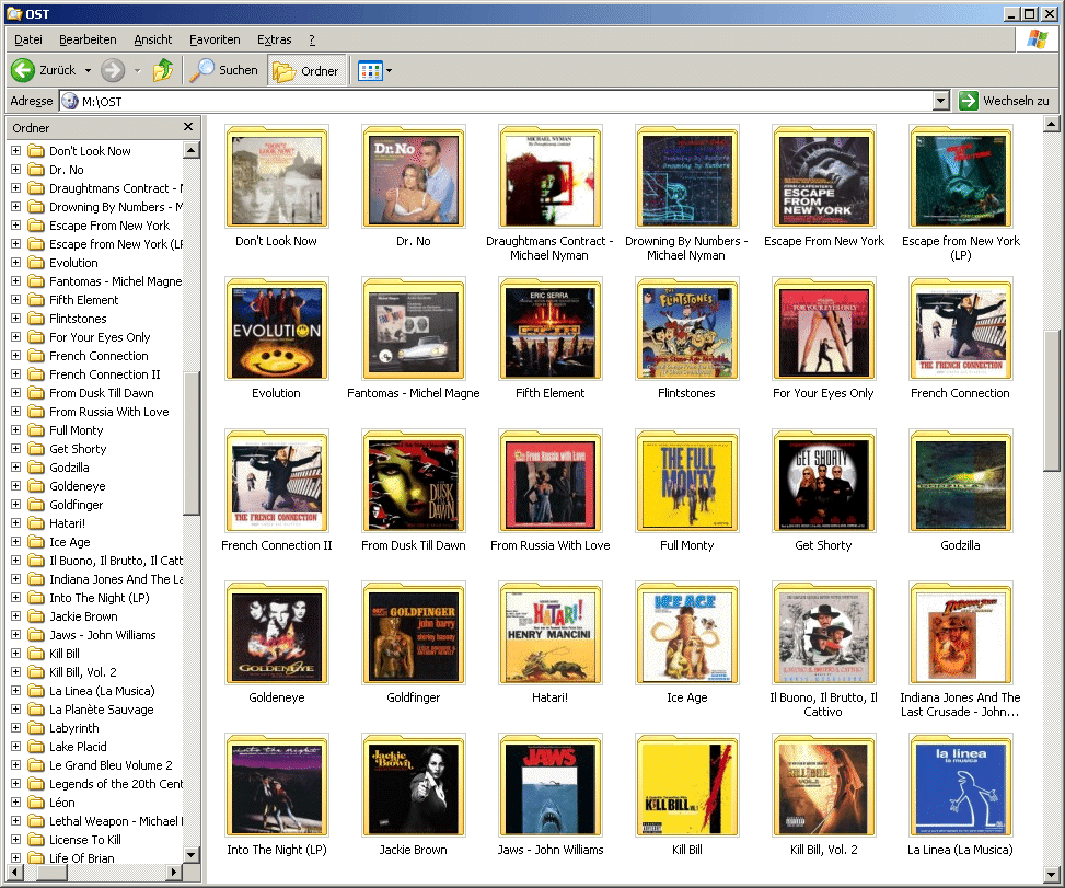 Mit iTunes und Bildanzeige OrdnerBilder erstellen